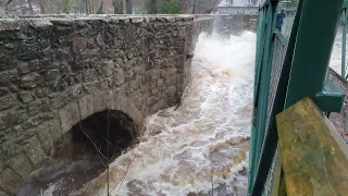Flooding at Falls of Feugh - 2