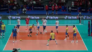 Egor Kliuka as opposite at Eurovolley 2021