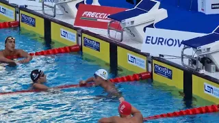 David Popovici 200 m freestyle World Champion with world junior record Roma 2022