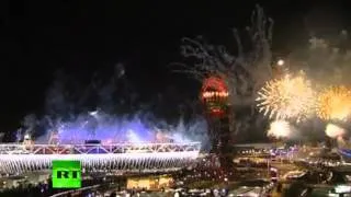 LONDON OLYMPIC games 2012: AMAZING Closing CEREMONY fireworks SPECTACULAR SHOW !!