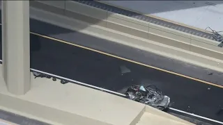 Car falls from State Road 408 onto I-4
