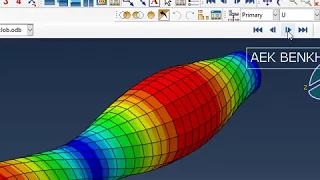 Abaqus getting started for beginners #4 :Natural frequency