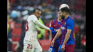 Jules Kounde 🆚 jordi Alba ⚔ #football #shorts #fight