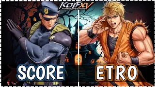 KOFXV⚡SCORE VS ETRO ⚡ STEAM REPLAY 1080p⚡THE KING OF FIGHTERS 15