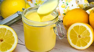 Lemon Cream / Lemon Curd: Quick Recipe / Low in sugar!