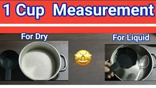 Measuring 1 Cup Without Measuring Cup // Spoon into Cup // बिना मेजरिंग कप के कैसे मेजरमेंट करते हैं