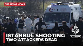 Istanbul attack: Three wounded in shooting, two attackers dead