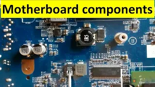Laptop motherboard components names & functions explained part 2 | components of motherboard