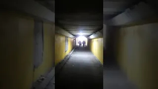 В подземном переходе на Льва Толстого не работает освещение