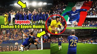 Chelsea Legends Vs Bayern Munich Legends Highlights | Super Goals of Chelsea's Legends