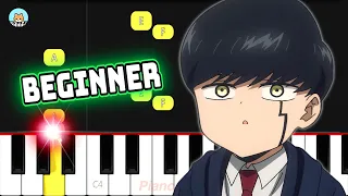 [full] Mashle Season 2 OP - "Bling-Bang-Bang-Born" - BEGINNER Piano Tutorial & Sheet Music