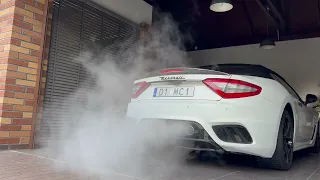 Maserati Granturismo MC sound exhaust cold start