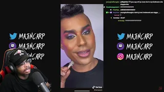 ImDontai Loses It Reacting To MajinCarp Memes 38