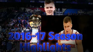 Kristaps Porzingis 2016-17 Season Highlights