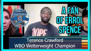 Terence Crawford Has Respect For Errol Spence #SpenceCrawford #terencecrawford #errolspencejr