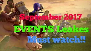 NEW EVENTS LEAKE SEPTEMBER 2017 100% CONFIRM(HINDI) | Clash of Clans 😘😘