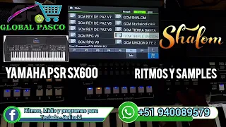 YAMAHA SX600 RITMOS Y SAMPLES 2024 PACK COMPLETO FOLKROCK, HUAYNOS, CUMBIAS ADORACIONES, ETC