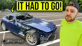 I CHOPPED THE ROOF OFF MY WRECKED MERCEDES AMG GT