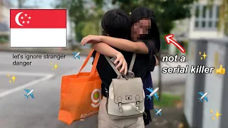 MEETING MY ONLINE FRIEND IN SINGAPORE FOR THE FIRST TIME (very safe!)