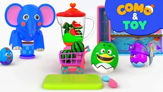 Como | Fruit Blender + More Episodes 27min | Learn colors and words | Como Kids TV