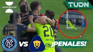 ¡Tanda de penales COMPLETA! | New York 1(2)-(3)1 Pumas | Leagues Cup 2021 Cuartos final | TUDN