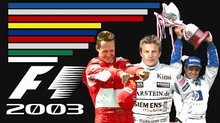 F1 - 2003 Drivers Championship: Schumacher's toughest battle