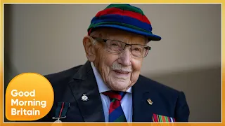 'Tomorrow Will Be a Good Day' Piers & Susanna Pay Tribute to Captain Sir Tom Moore | GMB
