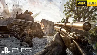 OPERATION COBRA WWII - IMMERSIVE Realistic Ultra Graphics Gameplay[ 4K 60FPS HDR ] Call Of Duty WW2