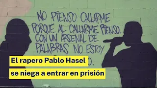 El rapero Pablo Hasél se niega a entrar en prisión