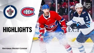 Монреаль - Виннипег / NHL Highlights | Jets @ Canadiens 1/6/20