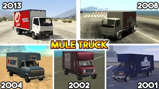 EVERY MULE TRUCK FROM EVERY GTA GAME ! (GTA 5 VS GTA 4 VS GTA SAN ANDREAS VS GTA VICE CITY VS GTA 3)