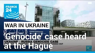 Ukraine battles Russia at top UN court in 'genocide' case • FRANCE 24 English