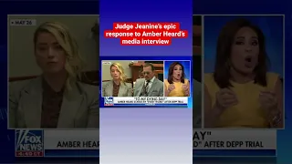 Judge Jeanine: Johnny Depp won because of Amber Heard’s testimony