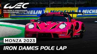 Sarah Bovy puts the Iron Dames on pole in LMGTE AM I Onboard Lap I 2023 6 Hours of Monza I FIA WEC