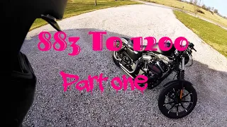 2019 iron 883 to 1200 conversion comparison part one