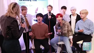 Bts backstage at the ama music awards