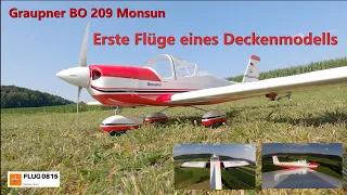 Graupner BO 209 Monsun "Erste Flüge eines Deckenmodells"