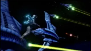 Babylon 5: Thirdspace space battle.