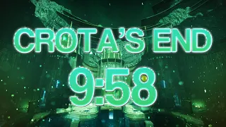 Destiny 2: Crotas End Speedrun WR [9:58]