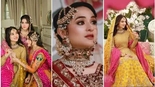 Yumna Zaidi Wedding Festives | yumna zaidi bridal look viral #yumnazaidi #bakhtawardrama #bakhtawar