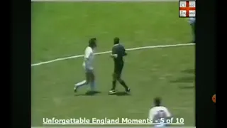 Maradona (Hand Of God) goal against England in the 1986 world cup