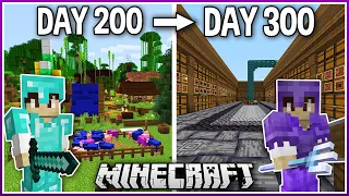 I Played Minecraft for 300 Days.. (1.16 Survival)