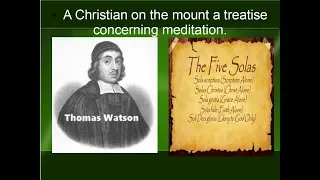 A Christian on the Mount  A Treatise Concerning Meditation Puritan Thomas Watson