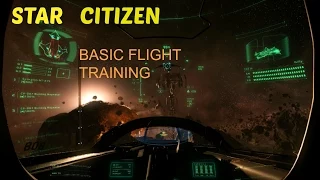 Star citizen gameplay on pc basic flight training tutorial