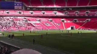 Gareth Bainbridge Scores for North Shields FA Vase Final v Glossop N E,