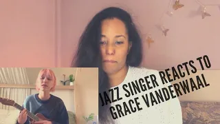 JAZZ SINGER REACTS TO Grace VanderWaal - Today and Tomorrow | Acoustic Live (Stargirl Disney+)