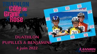 Duathlon Pupilles et Benjamins du Triathlon de la Côte de Granit Rose 2022