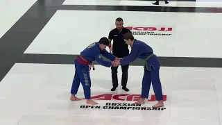 Danila Kozlov vs Magomed Sharipov (R). Teen Gi/Finals/O & G/60 kg/ACB JJ RUSSIAN OPEN CHAMPIONSHIP.