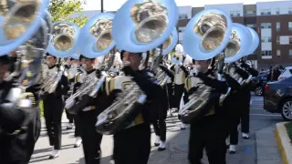 Purdue All-American Marching Band 2016 Enroute to Ross-Ade Stadium