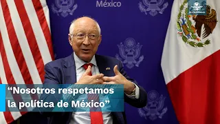Washington no se meterá en la elección de México Ken Salazar, embajador de EU